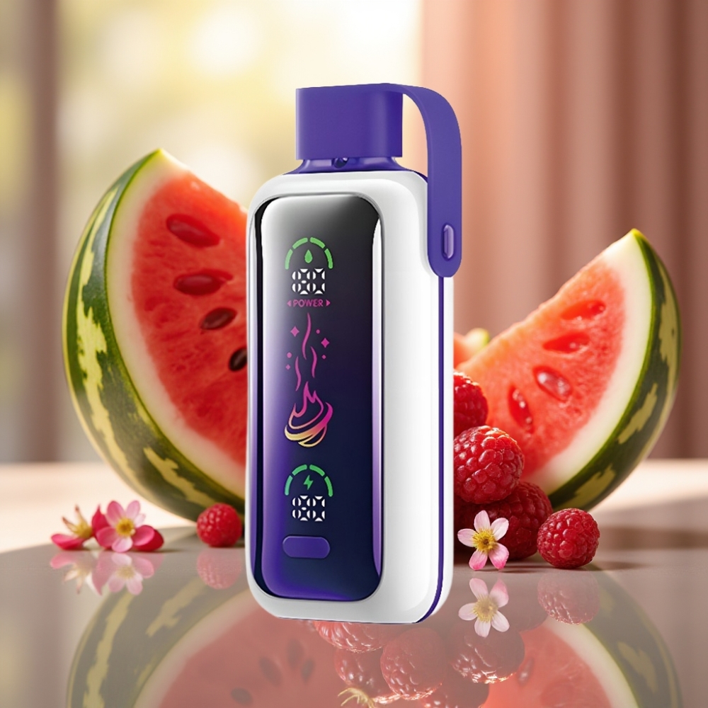 VOZOL Star 20000 Puffs 22 HD-peiliruutu Vadelma-Arbuusi