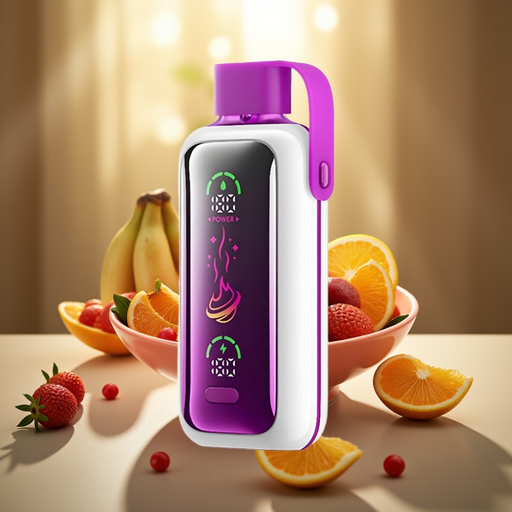 VOZOL Star 20000 Puffs Kertakäyttöhöyrytin Rakkaus 777 22 HD-peiliruuutu Kaksoishäkkä