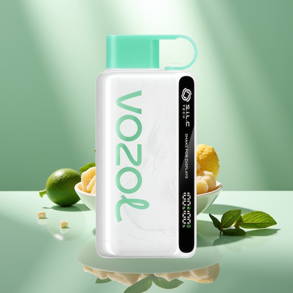 VOZOL STAR 9000/12000 Kertakäyttöhöyrystin Viileä Minttu – 30 nopeampi lataus 650mAh