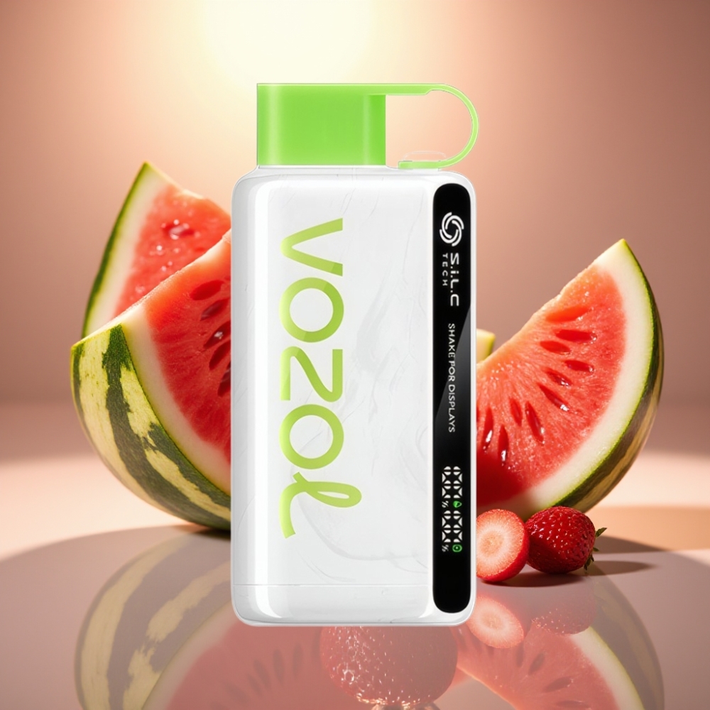 VOZOL STAR 9000/12000 Käytettä Vape Mansikka-Vesimeloni 650mAh 30 Nopeampi Lataus