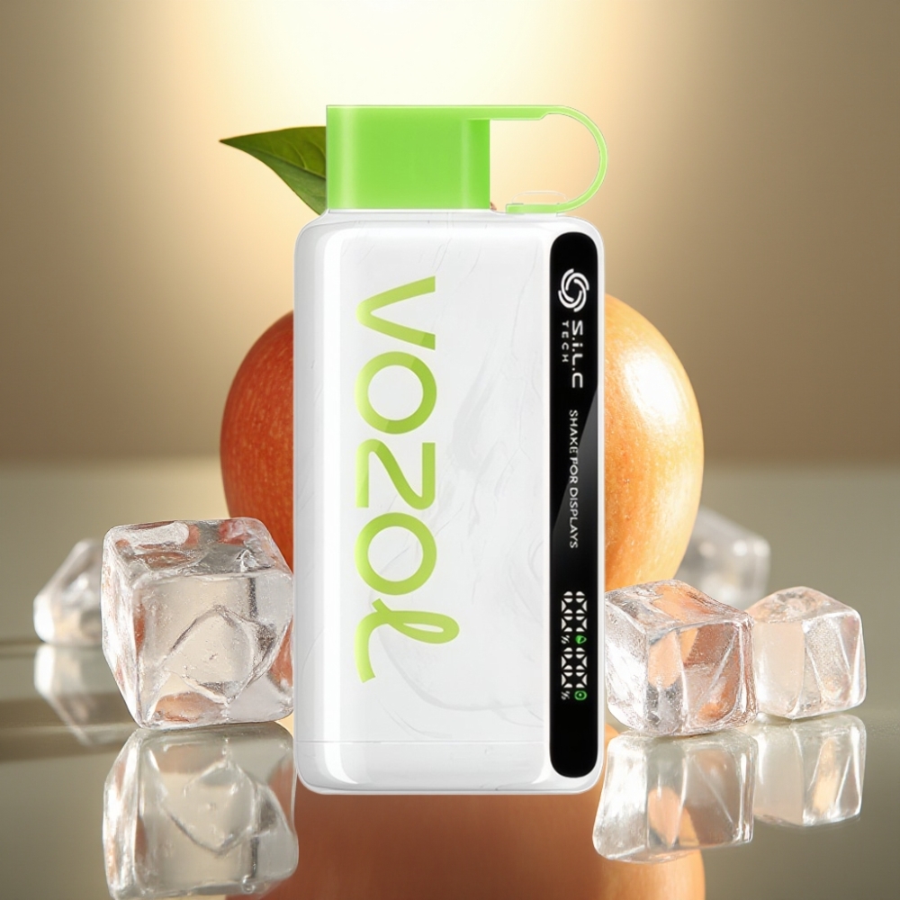 VOZOL STAR 9000/12000 Disposable Vape - Kirpeä Omena Jää - 650mAh Jälleenkäsitelty muovi